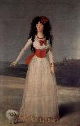 Francisco de Goya Duchess of Alba - The White Duchess oil painting reproduction